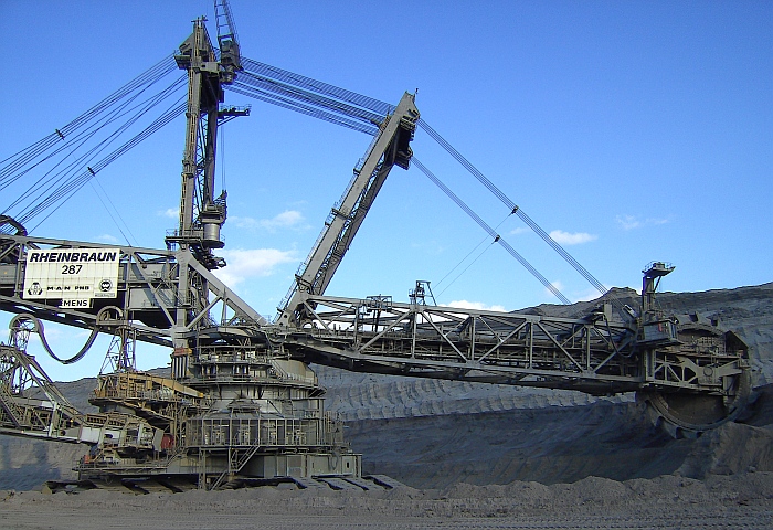 Schaufelradbagger in Garzweiler