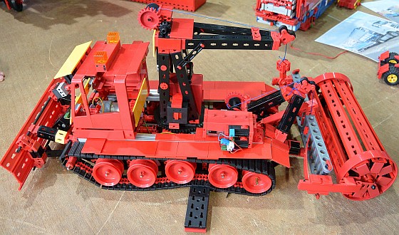 fischertechnik-Pistenwalze von Harald Steinhaus (Foto: Dirk Fox)