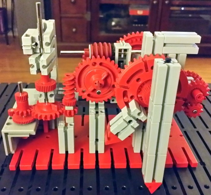 fischertechnik-Uhr von Jac Goudsmit