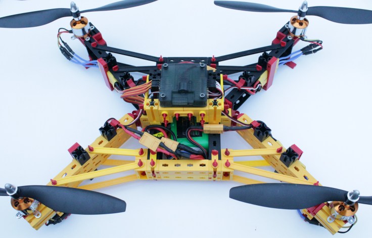 fischertechnik-Drohne (Gesamtansicht)