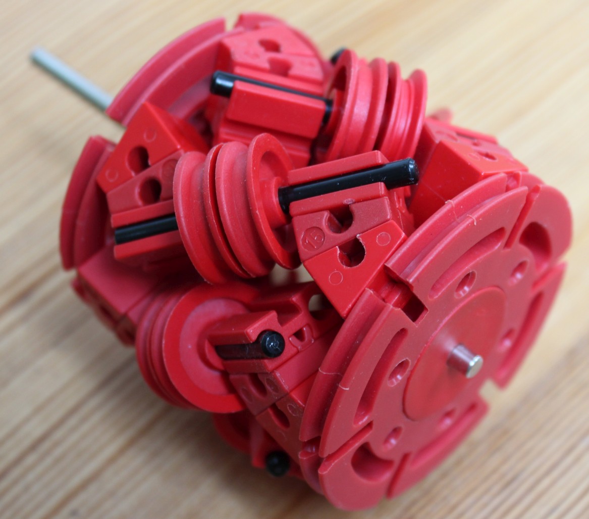 Mecanum-Rad 6-fach mit Seilrollen